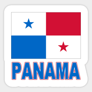 The Pride of Panama - Panamanian Flag Design Sticker